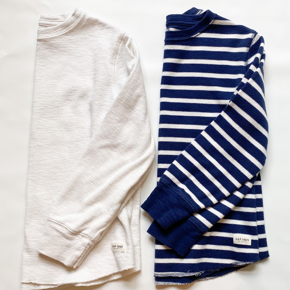 2 GAP Boy’s Thermal Pullovers Size Small